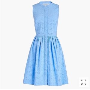 EUC J. Crew Factory Eyelet Dress Size 24